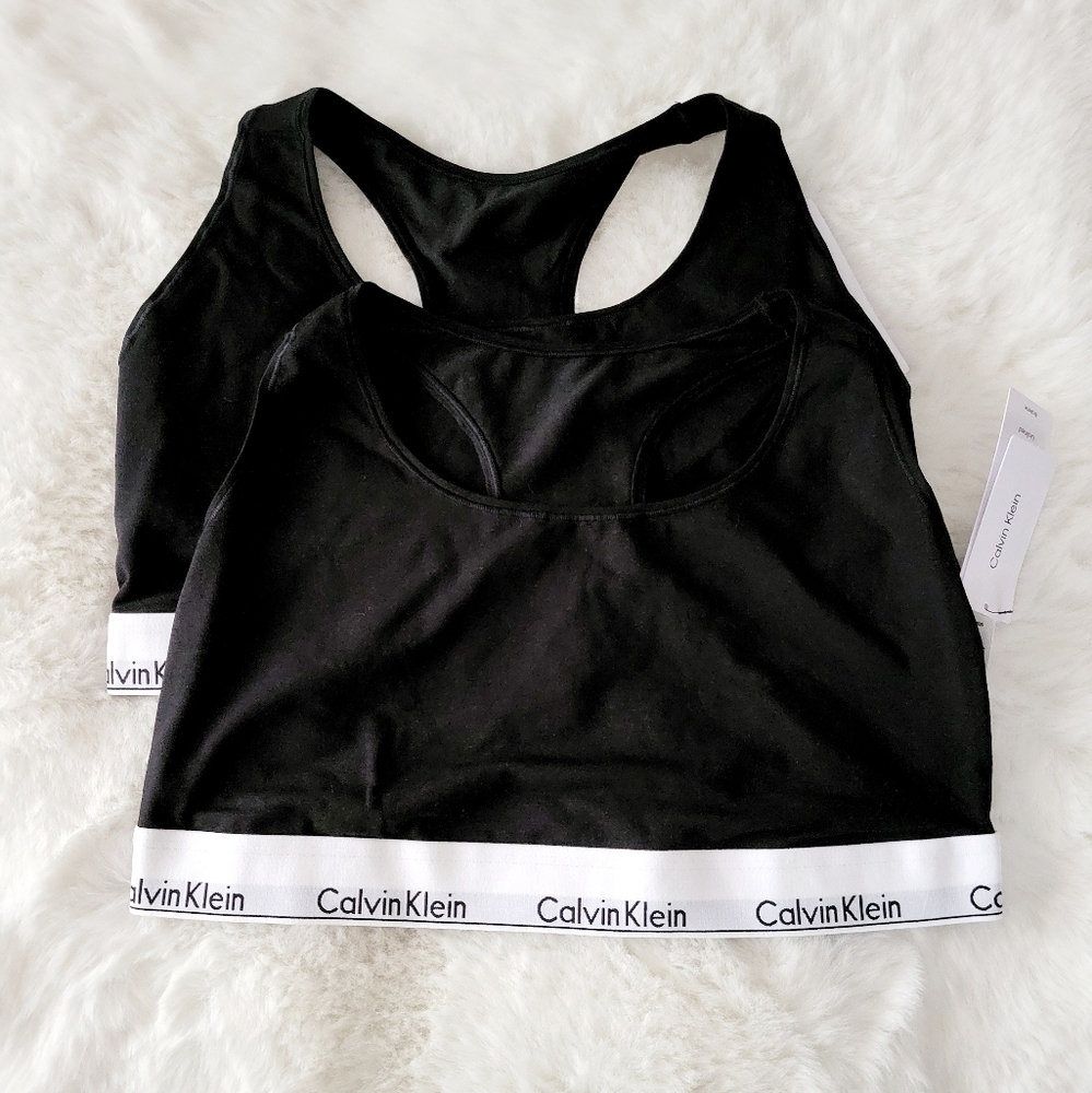 🖤CALVIN KLEIN MODERN COTTON UNLINED BRALETTE SIZE 2X
